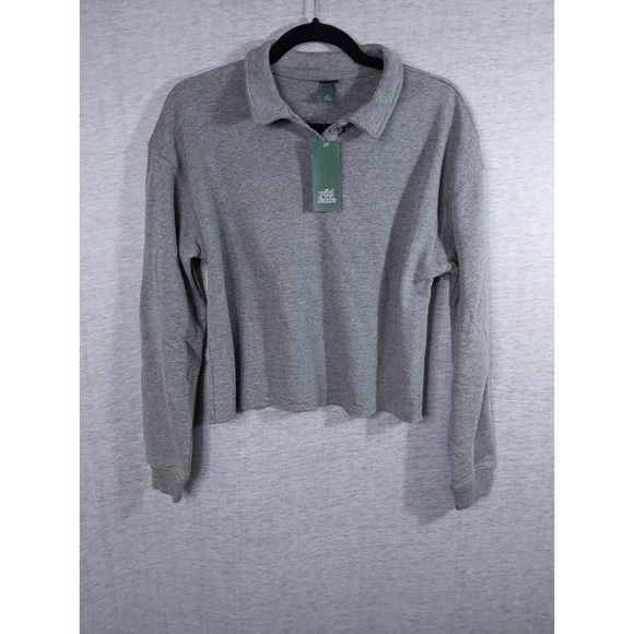 Wild Fable Cropped Polo Sweatshirt - Picture 4 of 16